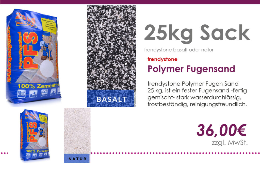 Trendystone Polymer Fugen Sand Janzen Baubedarf trendystone-polymer-fugen-sand-janzen-baubedarf