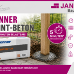 Spenner Sprint-Beton 25 kg für Zaunpfosten und Fundamente mit Anfangsfestigkeit nach 5 Minuten
